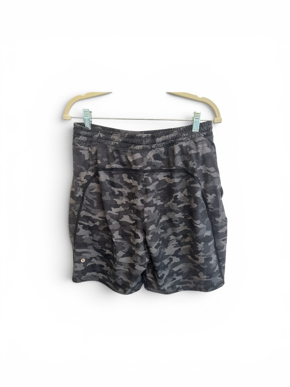 lululemon Men’s Pace Breaker 9” Lined Variegated Mesh Camo Black - Picture 3 of 6